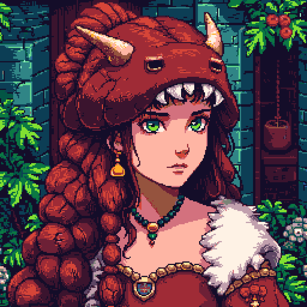 Princess Mononoke Pixel Art