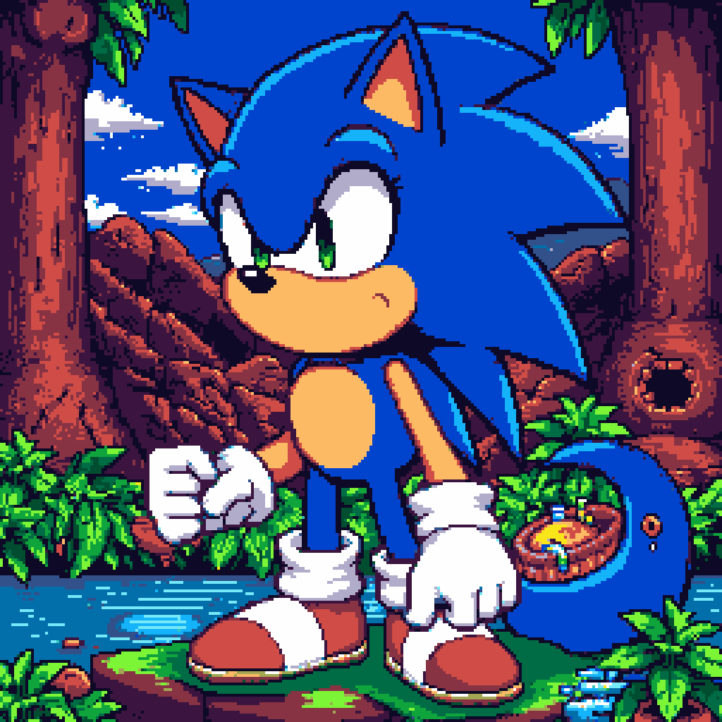 Sonic Pixel Art